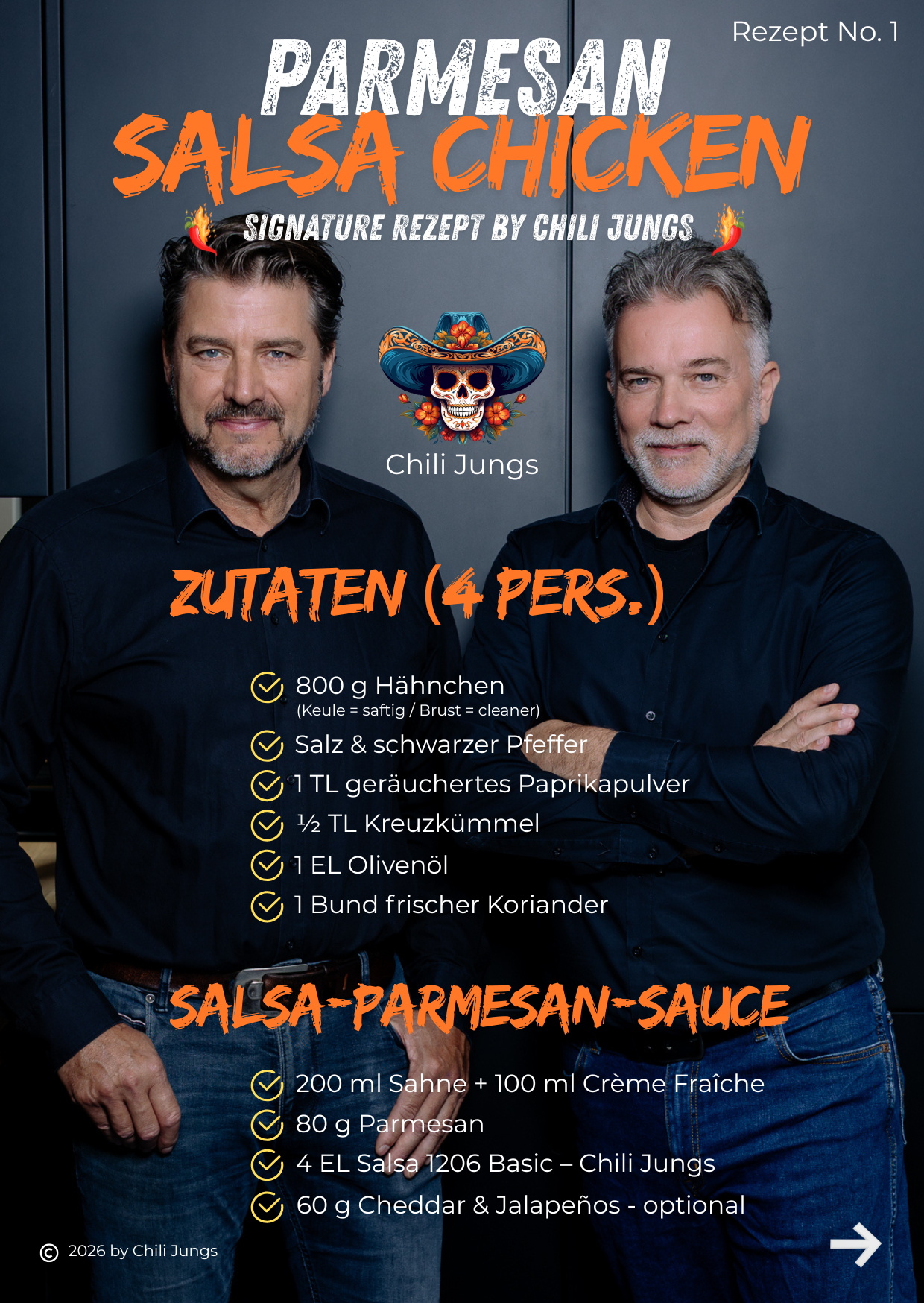 Rezept Nr. 1 Salsa Parmesan Chicken