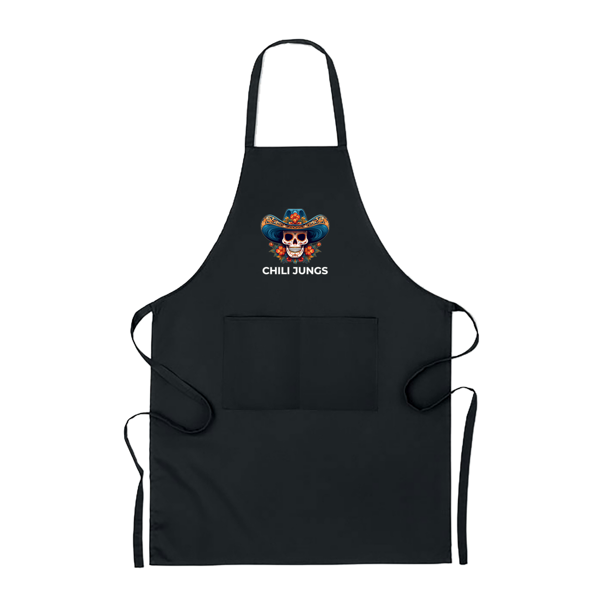 Kochschürze mit Chili Jungs Logo